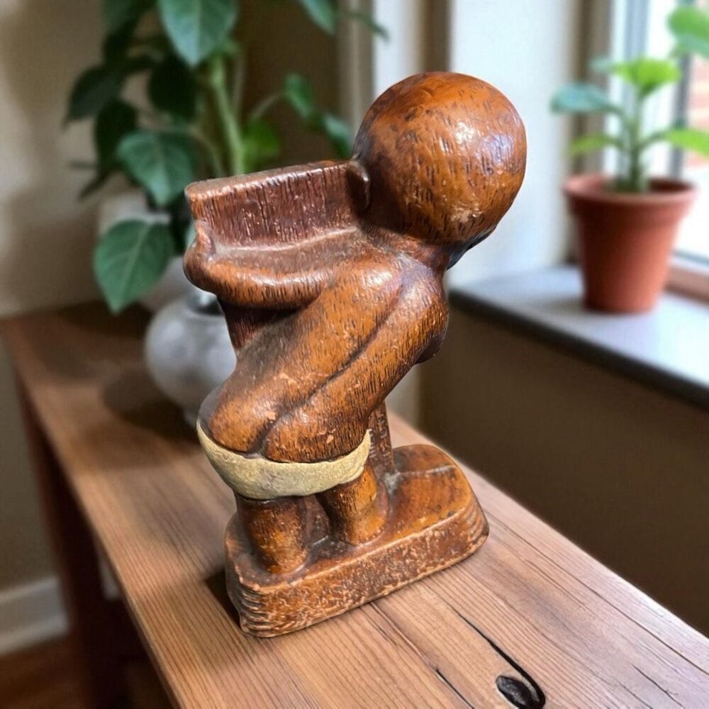 Vintage Black Americana Dan Thermometer - Picture 2 of 2